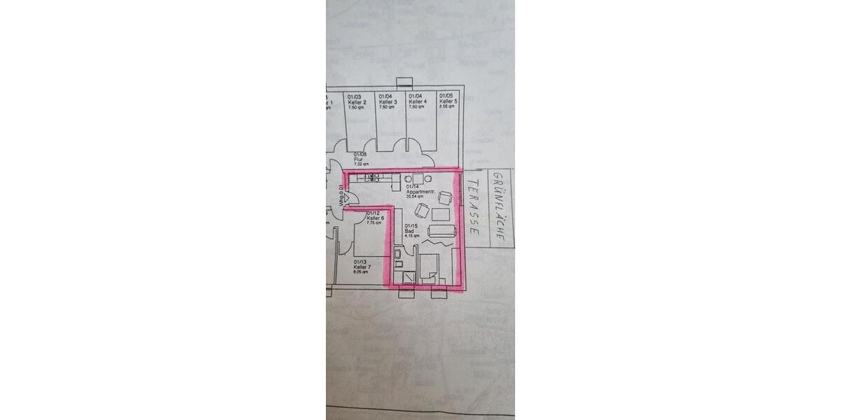 Etagenwohnung Landsberg - 1 Zimmer, 42 m&sup2;, 360&euro; | Angebot:26547519