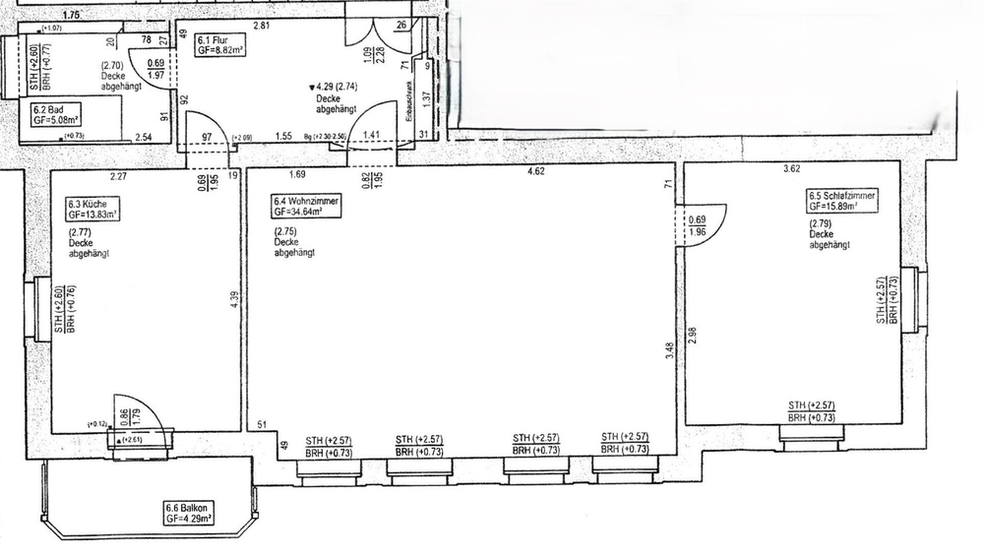 Viel Platz in Briesnitz: 2-Zimmer mit Balkon in ruhiger Lage 3 zimmer