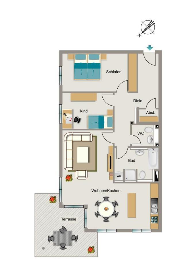Wohnfühlen bei VIVAWEST zimmer
