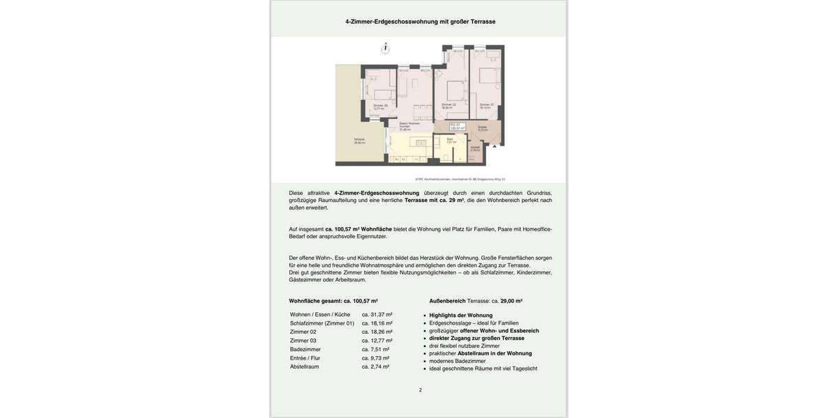 Einfamilienhaus Kirchheimbolanden - 4 Zimmer, 100 m&sup2;, 1.400&euro; | Angebot:26478369