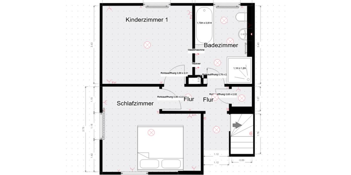 Etagenwohnung Sehmatal - 7 Zimmer, 110 m&sup2;, 825&euro; | Angebot:24689829