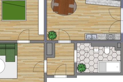 Wohnung zum Mieten in Burg 384 € 64 m² 2 zimmer