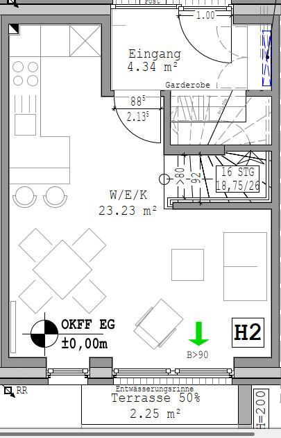 6546 - Nachhaltiger Neubau mit Terrasse und Einbauküche – Reihenhaus im Marschwegviertel!