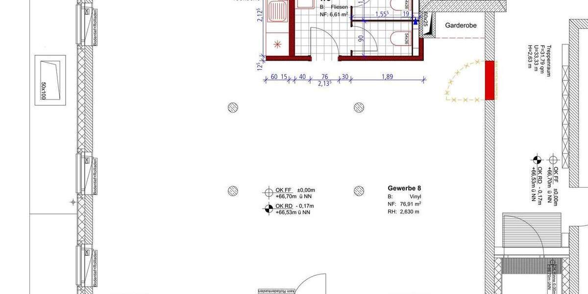 Gewerbeobjekt Osnabrück Westerberg - 2 Zimmer, 85 m&sup2;, 1.050&euro; | Angebot:25699713