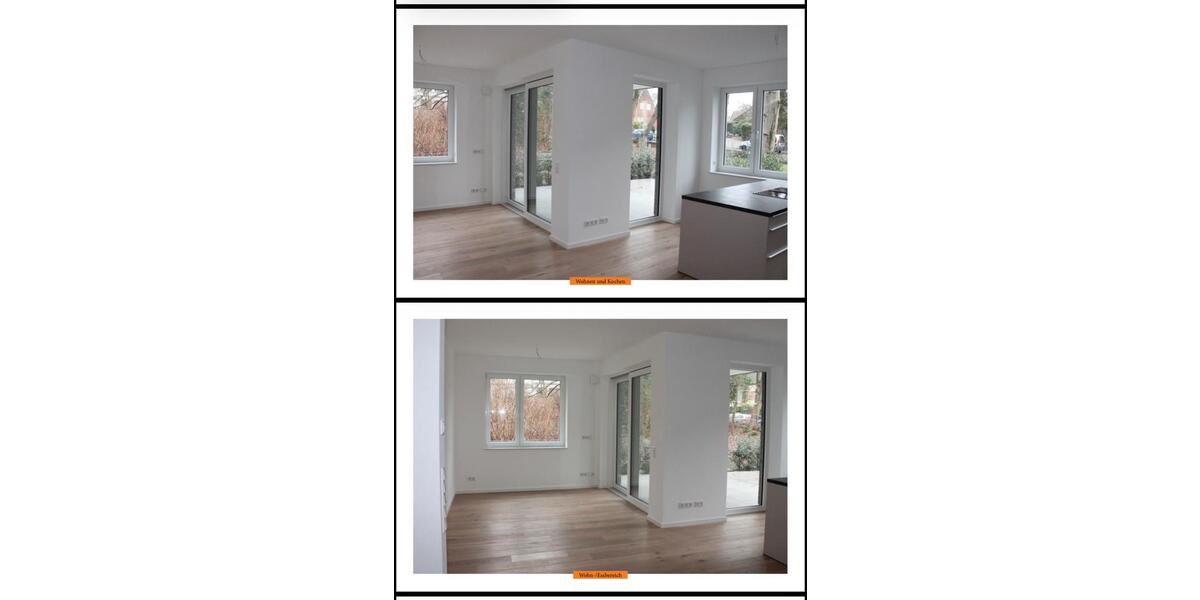 Erdgeschoßwohnung Flensburg - 3 Zimmer, 75 m&sup2;, 1.400&euro; | Angebot:25229575