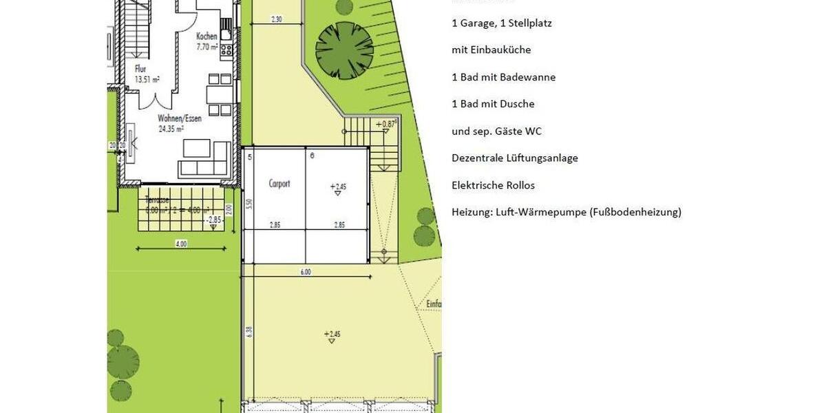 Reihenhaus Ansbach - 4 Zimmer, 155 m&sup2;, 2.050&euro; | Angebot:24770613