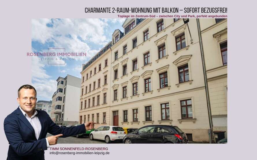 Wohnung zum Mieten in Leipzig Leipzig Zentrum-Süd 599 € 47.96 m² 2 zimmer