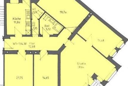 Gewerbeobjekt Erfurt Andreasvorstadt - 5 Zimmer, 134 m&sup2;, 1.200&euro; | Angebot:25670921