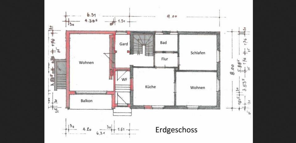 Erdgeschoßwohnung Marktleugast - 3 Zimmer, 64 m&sup2;, 550&euro; | Angebot:26610668