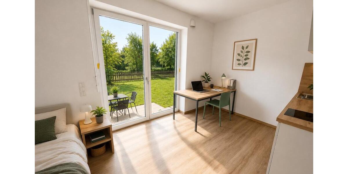 Erdgeschoßwohnung Eching - 1 Zimmer, 23 m&sup2;, 800&euro; | Angebot:26665940