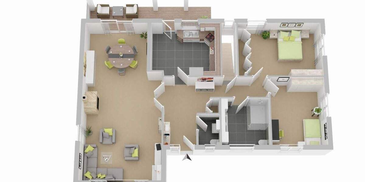 Außergewöhnliches Einfamilienhaus in traumhafter Lage für Grundstücksliebhaber zu vermieten zimmer