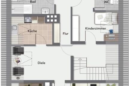 Wohnung Gütersloh - 4 Zimmer, 90 m&sup2;, 800&euro; | Angebot:25087057