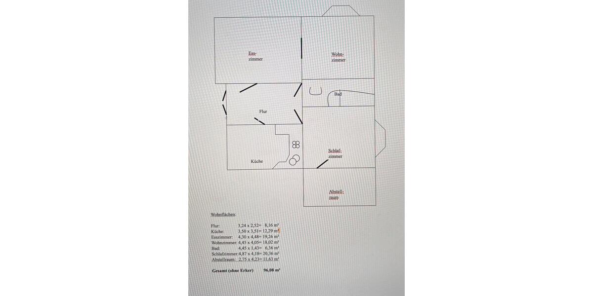 Hochparterre Dömitz - 3.5 Zimmer, 85 m&sup2;, 600&euro; | Angebot:26639894