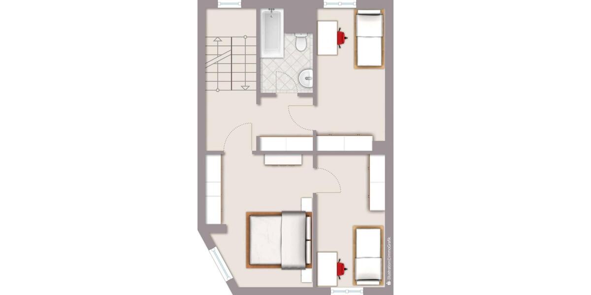 Einfamilienhaus Mönchengladbach Süd - 4 Zimmer, 104 m&sup2;, 1.150&euro; | Angebot:25322646