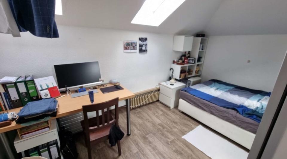 Dachgeschoßwohnung München Schwabing-Freimann - 1 Zimmer, 12 m&sup2;, 300&euro; | Angebot:25080736