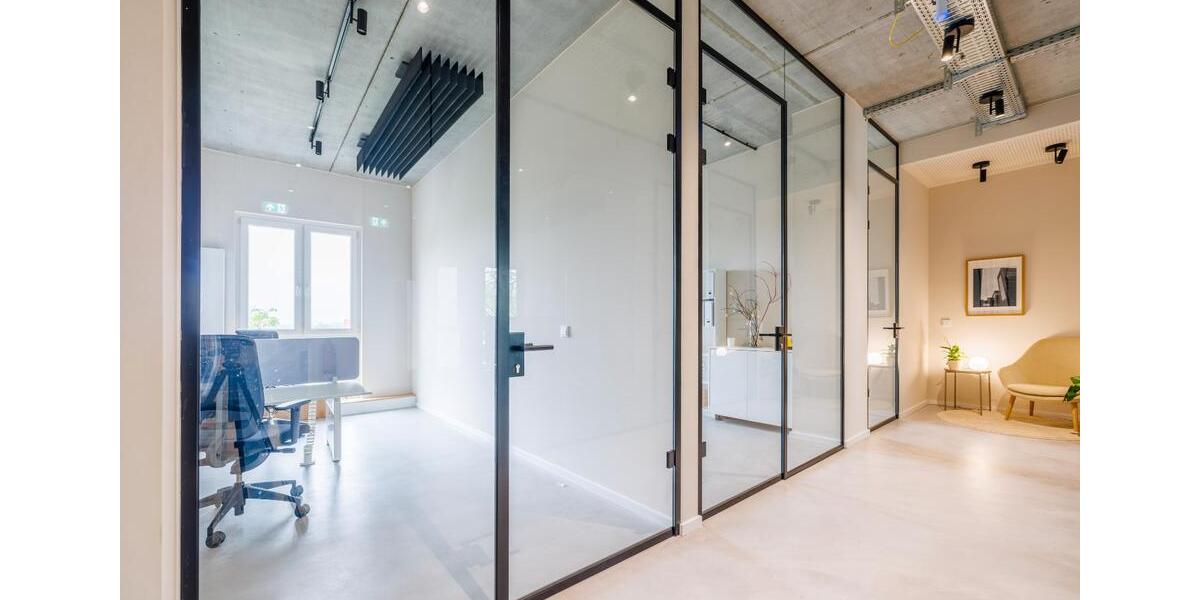 Double Office mit Rheinblick - flexibel, vollausgestatteter Coworking zimmer