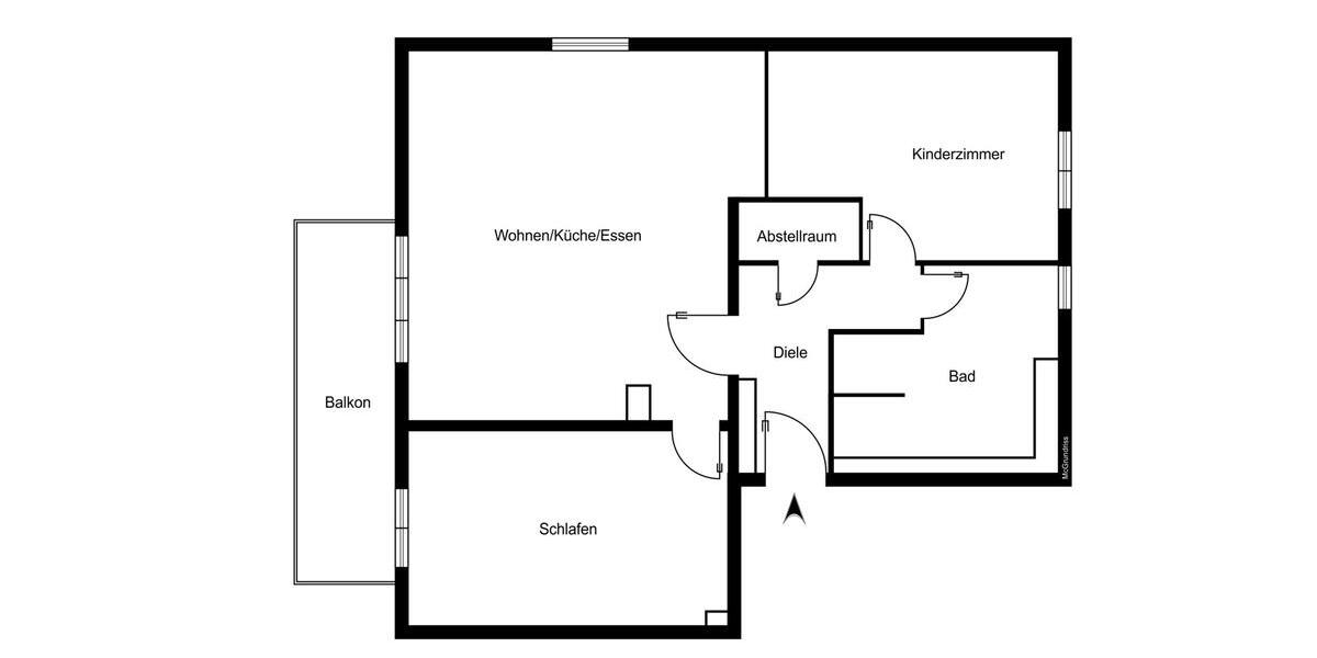 Etagenwohnung Werder (Havel) - 3 Zimmer, 99 m&sup2;, 1.595&euro; | Angebot:26278675