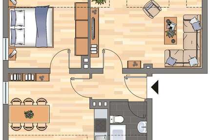 Wohnung Montabaur - 4 Zimmer, 59 m&sup2;, 569&euro; | Angebot:27286268
