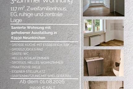 Wohnung Neunkirchen - 3 Zimmer, 117 m&sup2;, 750&euro; | Angebot:26413817