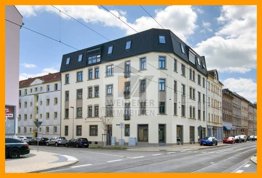 4 Raum DG-Wohnung mit Aufzug, zwei Bäder, Balkon in Debschwitz! Frisch saniert!
