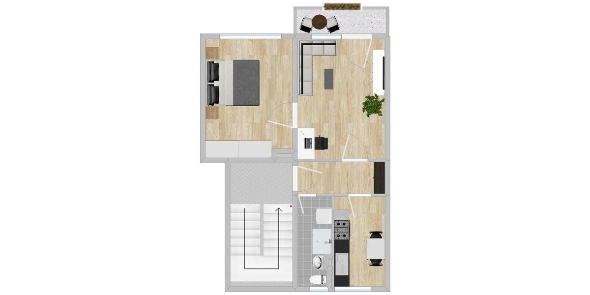 Etagenwohnung Riesa - 2 Zimmer, 49 m&sup2;, 294&euro; | Angebot:26637282
