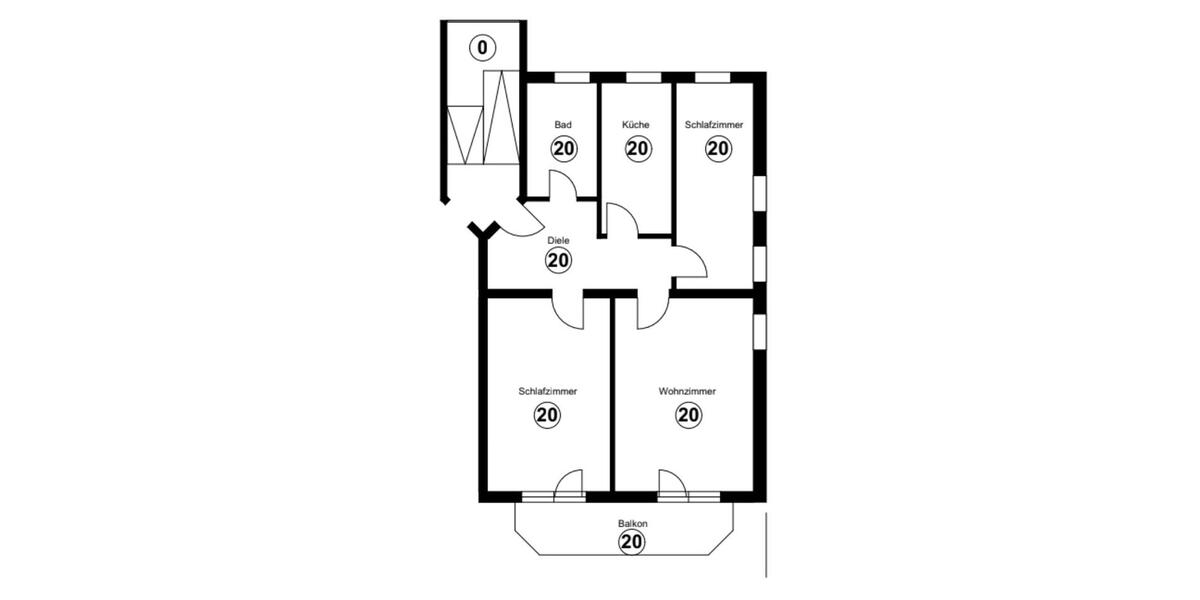 Etagenwohnung Fürth Eigenes Heim - 3 Zimmer, 84 m&sup2;, 1.175&euro; | Angebot:24762327