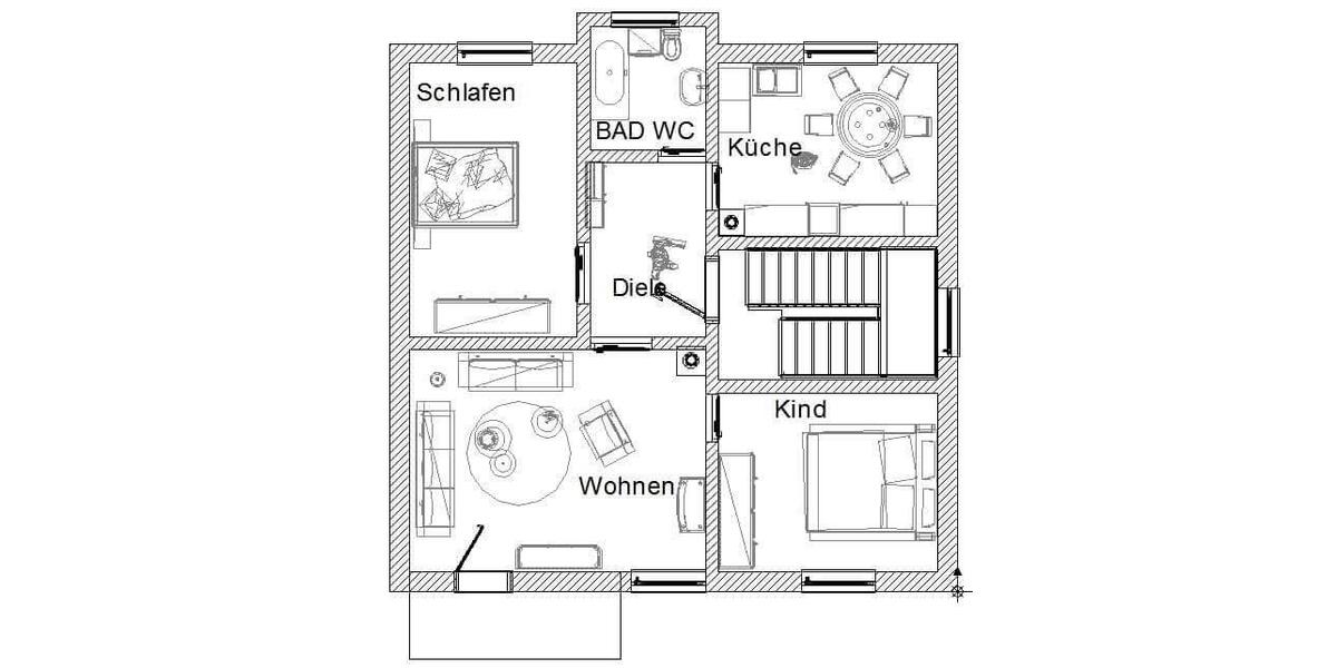 Etagenwohnung Achern - 3.5 Zimmer, 77 m&sup2;, 1.120&euro; | Angebot:25363231