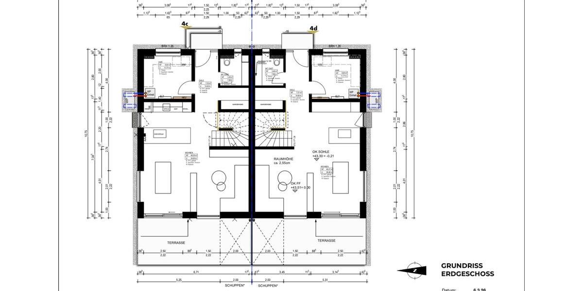 Doppelhaushälfte Leezen - 4 Zimmer, 120 m&sup2;, 1.800&euro; | Angebot:25917713