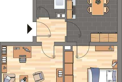 Wohnung Neustadt an der Weinstraße - 2 Zimmer, 41 m&sup2;, 489&euro; | Angebot:27319319
