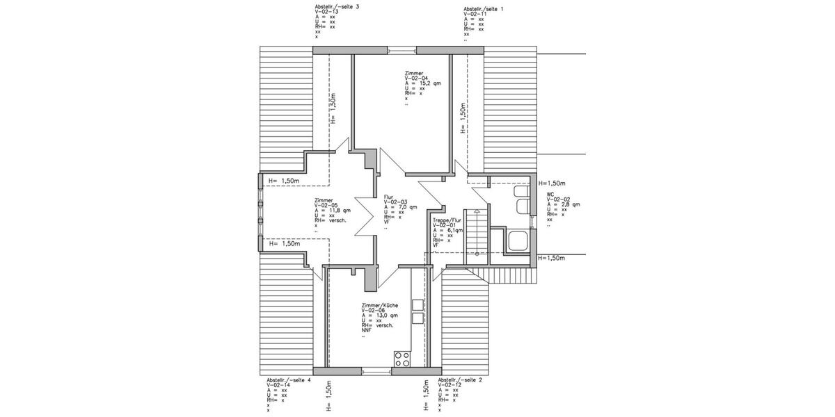 Dachgeschoßwohnung Langenhagen Engelbostel - 2 Zimmer, 58 m&sup2;, 400&euro; | Angebot:25173460
