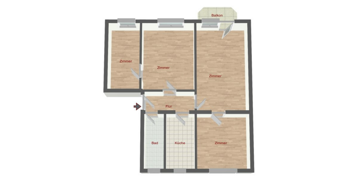 4 Zimmer Wohnung im Urlaubsort Schierke - Erdgeschoßwohnung Schierke Schierke | Angebot:17394310