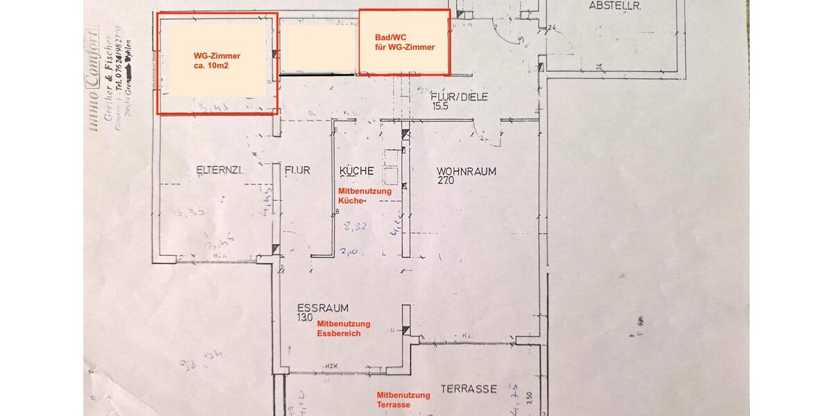 Wohnen auf Zeit Grenzach-Wyhlen Wyhlen - 1 Zimmer, 10 m&sup2;, 500&euro; | Angebot:23215429