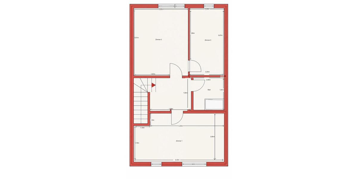 Reihenhaus Flensburg Falkenberg - 4 Zimmer, 86 m&sup2;, 1.100&euro; | Angebot:26554346