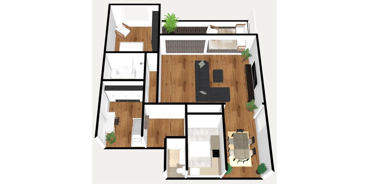 Erdgeschoßwohnung Isernhagen - 3 Zimmer, 125 m&sup2;, 1.687&euro; | Angebot:26338170