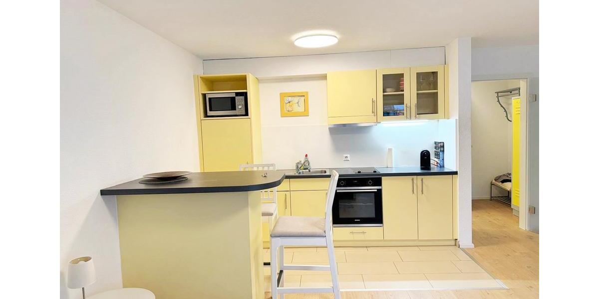 1-Zimmerwohnung mit Wlan, TV, Küche, Walk-In DuscheWC, Waschmaschine, Balkon und Parkplatz 1 zimmer