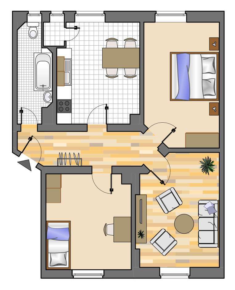 Wohnung zum Mieten in Recklinghausen 689 € 74.83 m² 3.5 zimmer