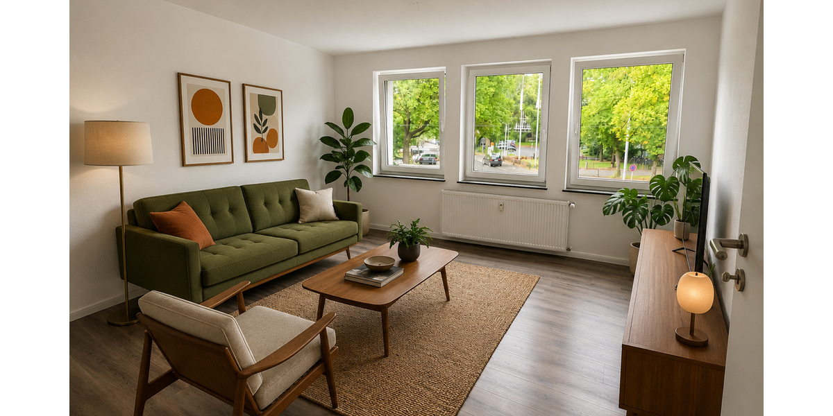 Etagenwohnung Bremen - 3 Zimmer, 66 m&sup2;, 890&euro; | Angebot:26728748