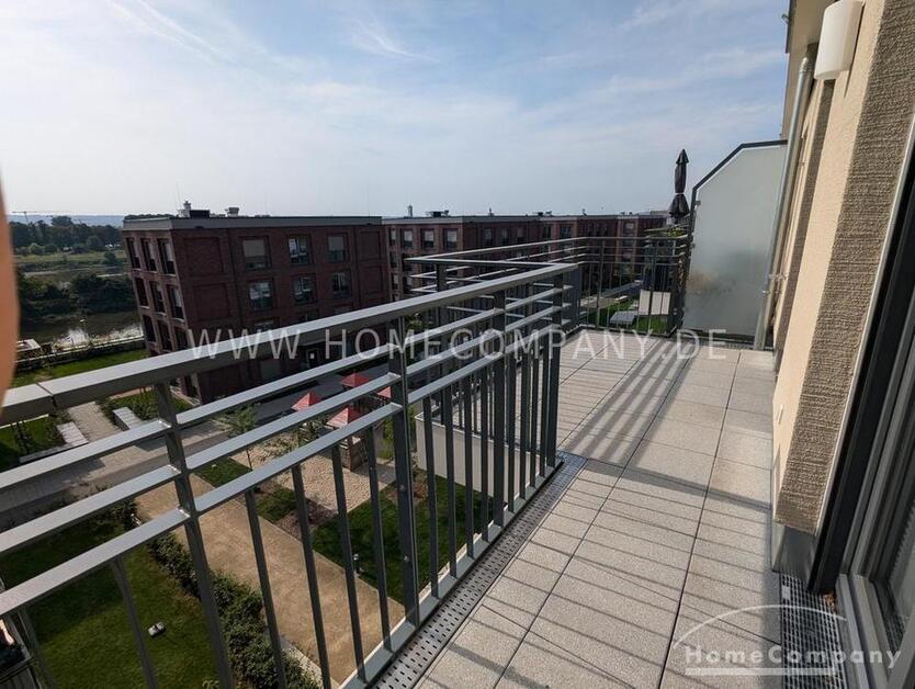 MöbliertFurnished 1-Zimmer Apartment in Dresden-Hafencity mit Balkon 2 Personen