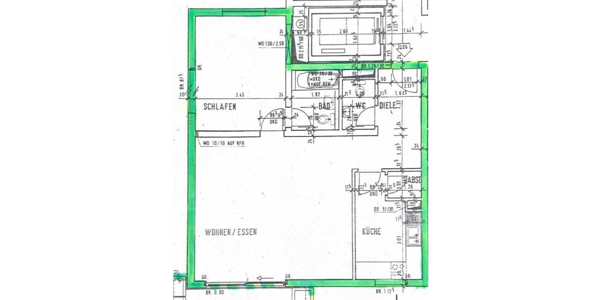 Etagenwohnung Leonberg - 2.5 Zimmer, 75 m&sup2;, 1.050&euro; | Angebot:26698177