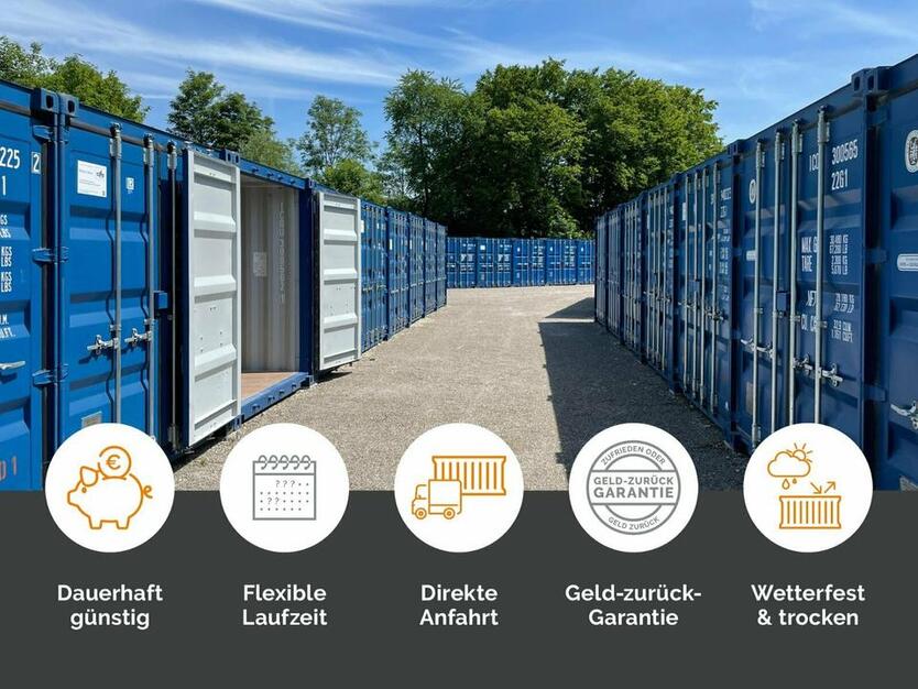 ANGEBOT - 15 qm Lagerraum Lagercontainer Bobingen bei Augsburg - NEUERÖFFNUNG - JETZT RABATTE SICHERN