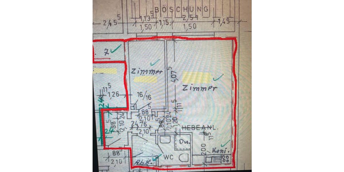 Etagenwohnung Norderstedt Garstedt - 2 Zimmer, 52 m&sup2;, 630&euro; | Angebot:25149828