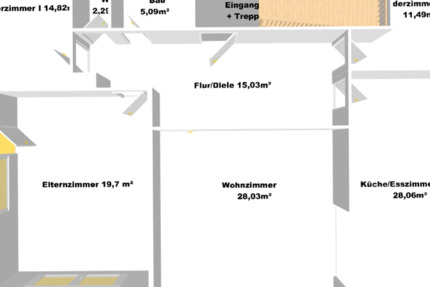 Wohnung Haigerloch - 4 Zimmer, 1.200&euro; | Angebot:21599519