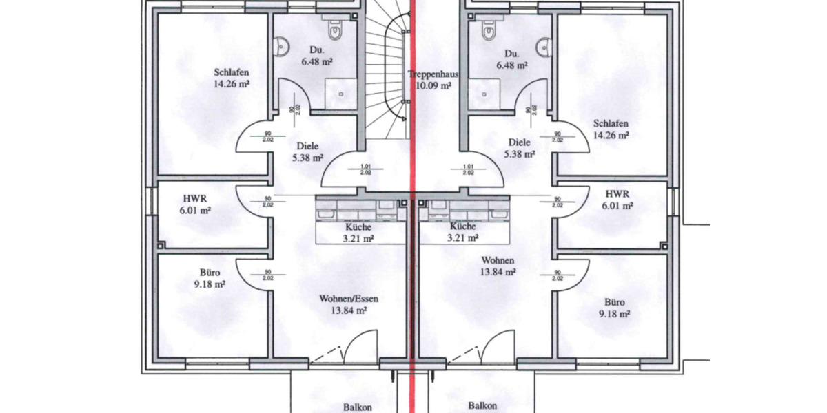 Schöne Neubau-3 Zi-OG-Wohnung in Lunden - Erstbezug 3 zimmer