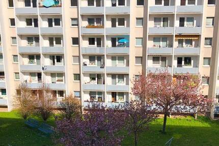 3-Raum-Wohnung mit Blick ins Grüne und Möblierung