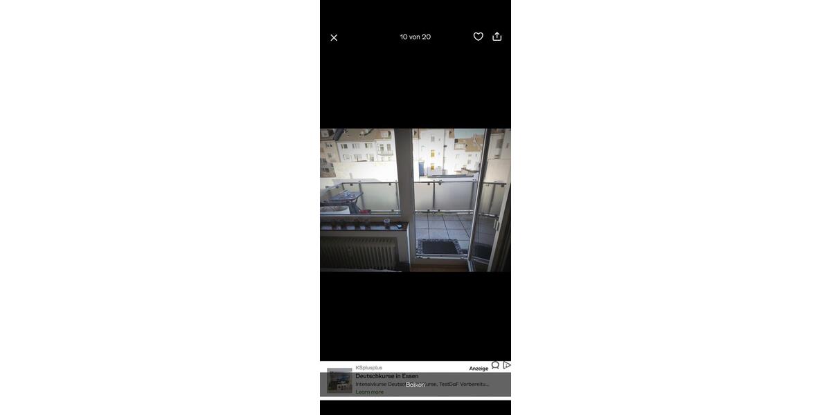 Etagenwohnung Wuppertal Elberfeld - 1.5 Zimmer, 41 m&sup2;, 620&euro; | Angebot:26703655
