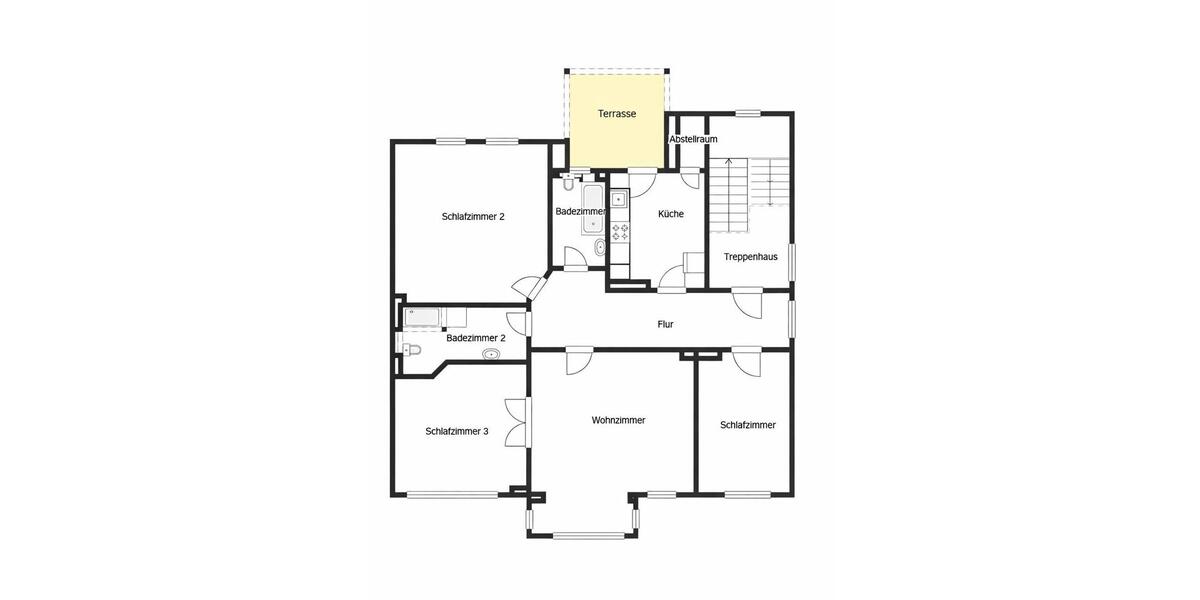 Erdgeschoßwohnung Neumünster - 4 Zimmer, 118 m&sup2;, 1.250&euro; | Angebot:25902867