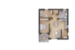 Erdgeschoßwohnung Landau an der Isar - 3 Zimmer, 75 m&sup2;, 905&euro; | Angebot:26456263