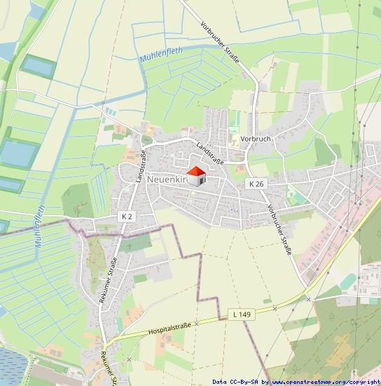 Erdgeschoßwohnung Schwanewede - 2 Zimmer, 54 m&sup2;, 650&euro; | Angebot:23596444