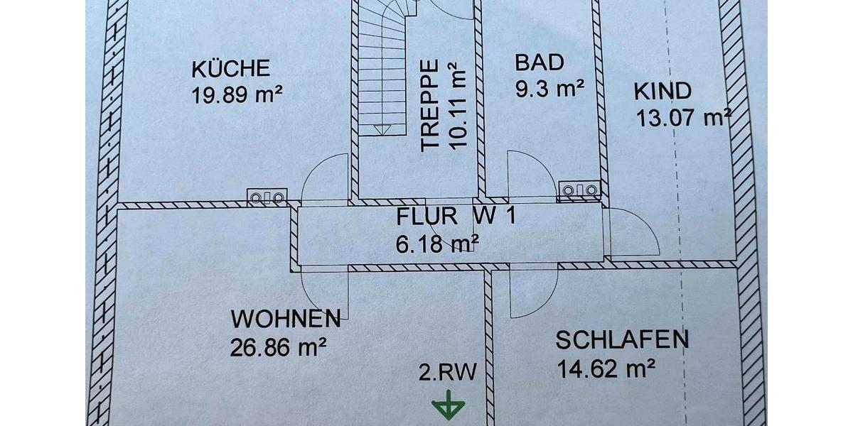 Erdgeschoßwohnung Magdeburg Ottersleben - 3 Zimmer, 93 m&sup2;, 650&euro; | Angebot:25367314