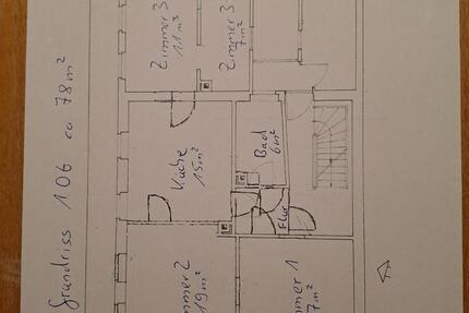 3-Raum-Wohnung in Apolda 3 zimmer